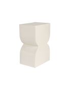 Tabouret Cones Shiny beige - 21x30x45 cm