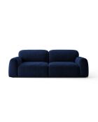Canapé 3 places Milan bleu roi - 220 x 104 x 82 cm