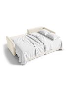 Sofá de esquina derecha Monaco de 3 plazas beige claro - 215 x 151 x 82 cm