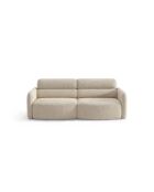 Canapé 3 places Malmo beige - 194 x 100 x 83 cm