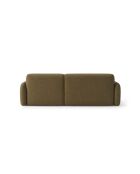 Divano angolare destro Malmo olive a 3 posti - 219 x 165 x 83 cm