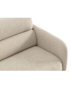 Canapé 4 places Malmo beige - 244 x 100 x 83 cm