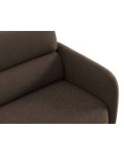 Malmo 4-zitsbank donkerbruin - 244 x 100 x 83 cm