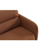 Divano Malmo a 4 posti in terracotta - 244 x 100 x 83 cm