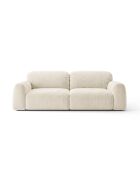 Milan 4-Sitzer-Sofa hellbeige - 260 x 104 x 82 cm