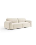 Milan 4-Sitzer-Sofa hellbeige - 260 x 104 x 82 cm