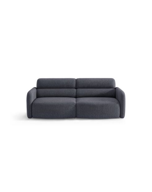 Canapé 3 places Malmo bleu foncé - 194 x 100 x 83 cm