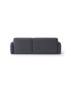 Sofá esquinero derecho Malmo de 3 plazas azul oscuro - 219 x 165 x 83 cm