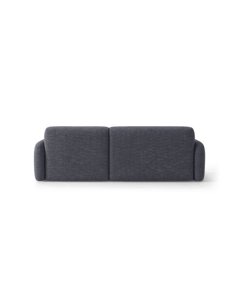 Sofá esquinero derecho Malmo de 3 plazas azul oscuro - 219 x 165 x 83 cm