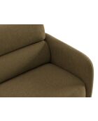 Malmo olive 4-zitsbank - 244 x 100 x 83 cm
