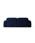 Sofá esquinero derecho Milan de 3 plazas azul real - 240 x 158 x 82 cm