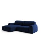 Milan 3-Sitzer-Ecksofa links königsblau - 240 x 158 x 82 cm