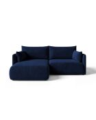 Sofá de esquina izquierda Monaco de 3 plazas azul real - 215 x 151 x 82 cm