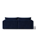Sofá de esquina izquierda Monaco de 3 plazas azul real - 215 x 151 x 82 cm