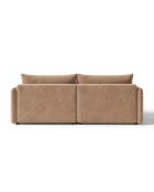 Sofá de esquina izquierda Monaco de 3 plazas beige - 215 x 151 x 82 cm