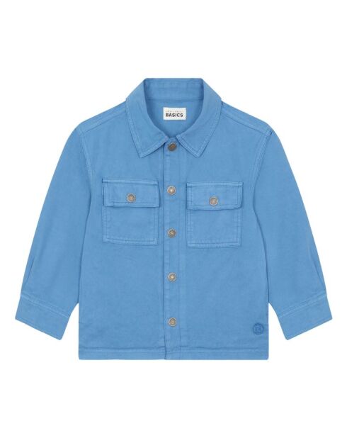 Giacca Domingo blu in cotone