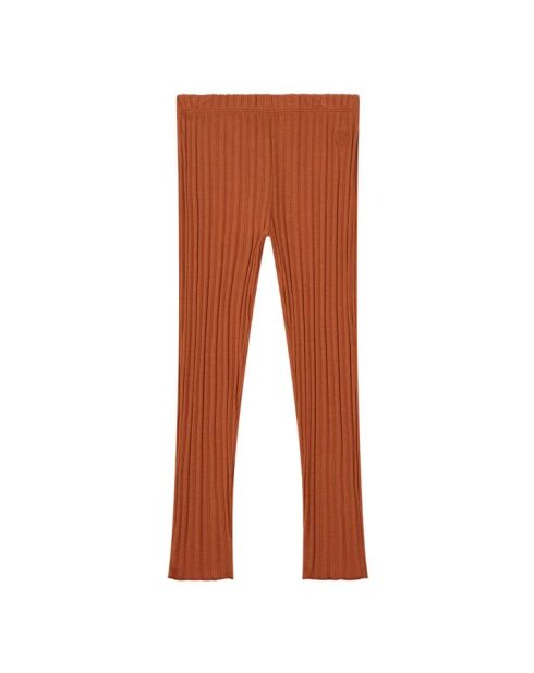 Leggings Amyla in cotone color nocciola
