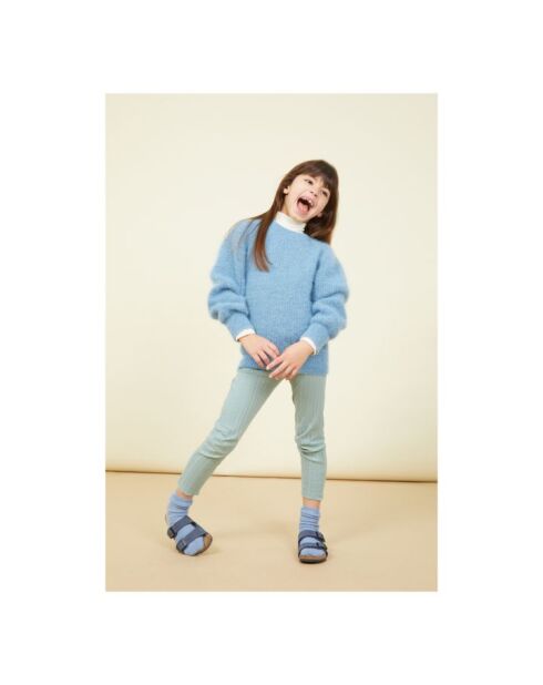 Leggings Amyla in cotone verde menta