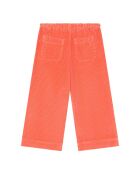 Pantalones rectos de algodón coral Roxana