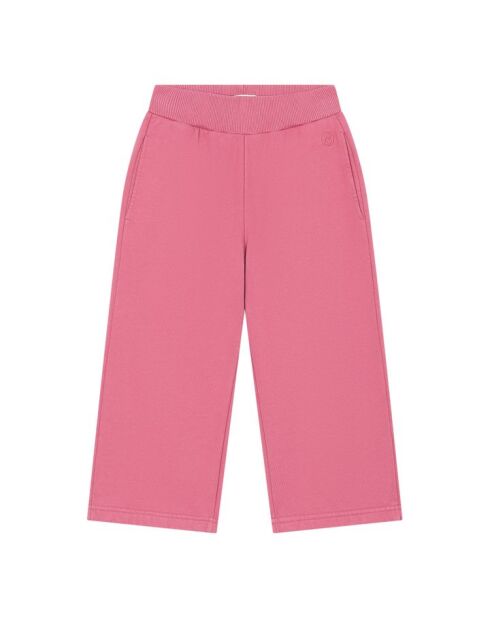 Pantaloni da jogging Nina in cotone rosa antico