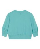 Sweat col rond en coton Emma vert menthe