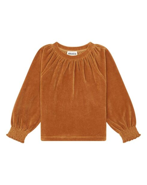 Felpa girocollo Mya Noisette in misto cotone