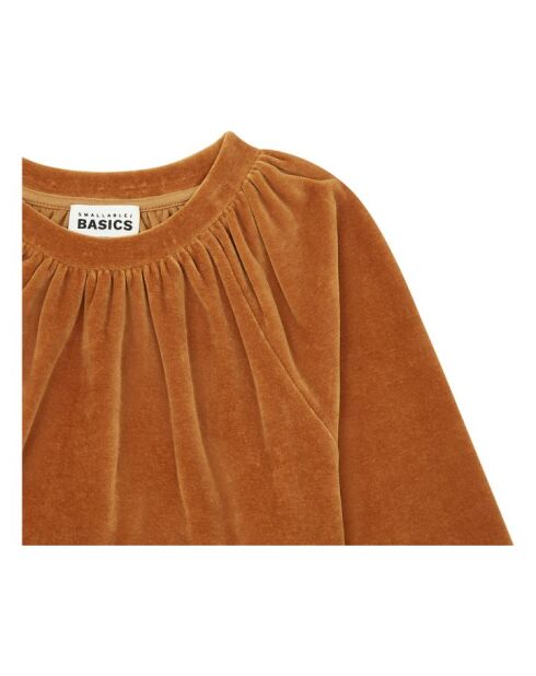 Felpa girocollo Mya Noisette in misto cotone