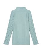 Jersey de cuello alto de algodón Assiana verde menta