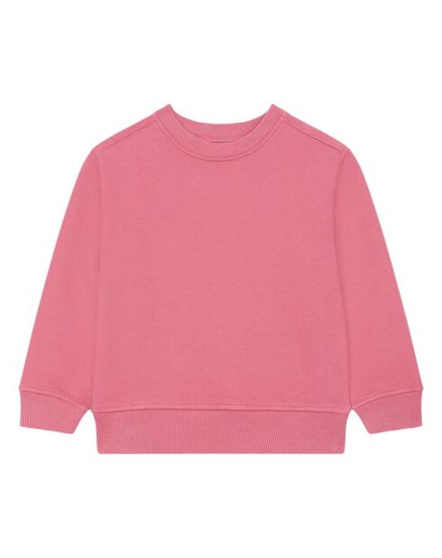Felpa girocollo in cotone rosa antico Hugo