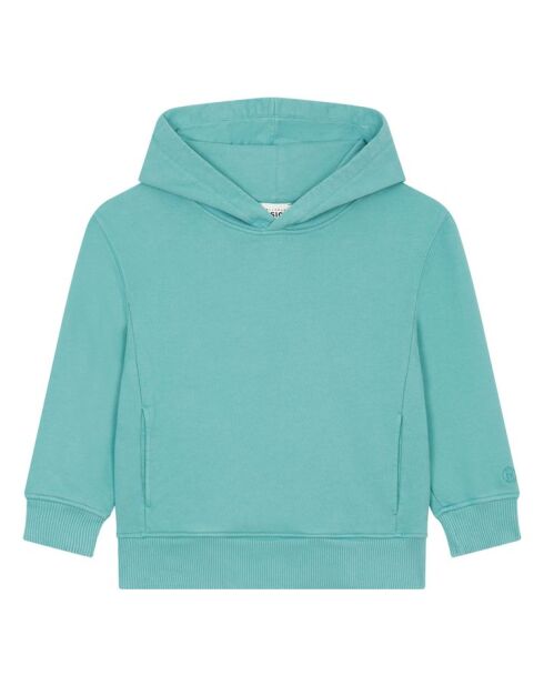 Felpa Timeo in cotone verde menta