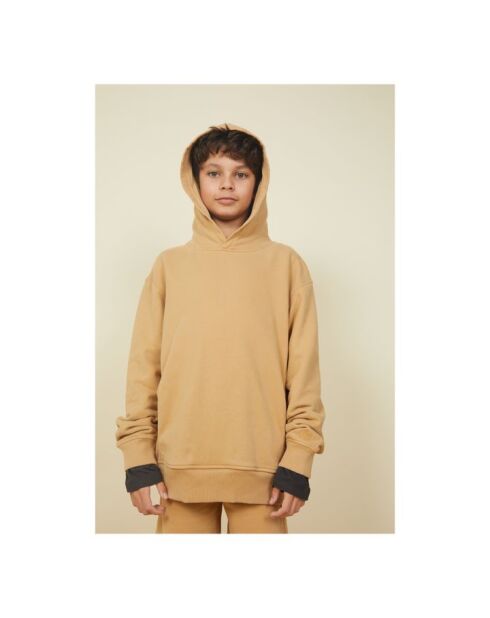 Felpa Timeo beige in cotone
