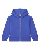 Sudadera Tom de algodón azul índigo con cremallera