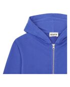 Sudadera Tom de algodón azul índigo con cremallera