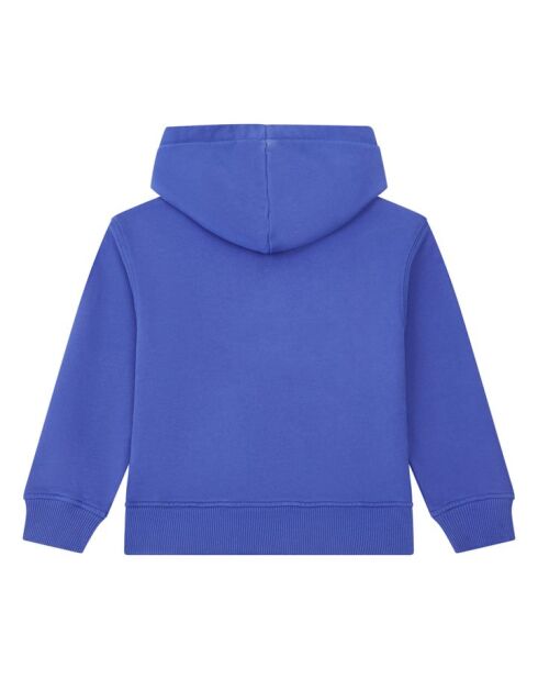 Sudadera Tom de algodón azul índigo con cremallera