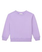 Hugo Sweatshirt mit Rundhalsausschnitt aus Baumwolle in Lavendel