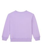 Hugo Sweatshirt mit Rundhalsausschnitt aus Baumwolle in Lavendel