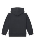 Sweat capuche en coton Timeo noir