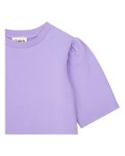 Robe courte en coton Selena parme