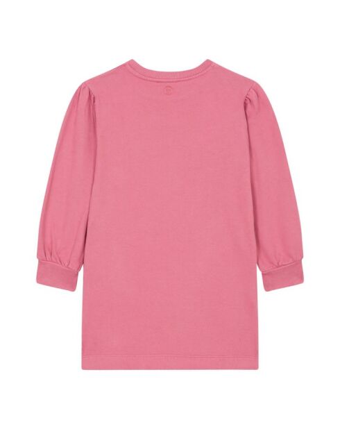 Abito corto Ellie in cotone rosa antico