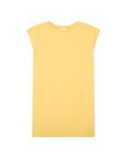 Yellow Joy lange jurk van katoen