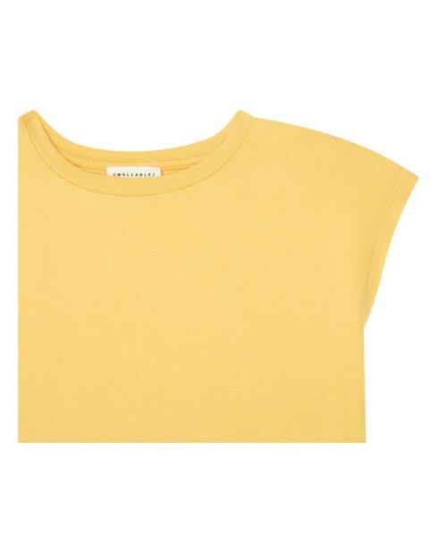 Yellow Joy lange jurk van katoen