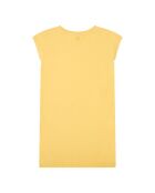 Yellow Joy lange jurk van katoen