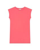Abito lungo Joy coral in cotone