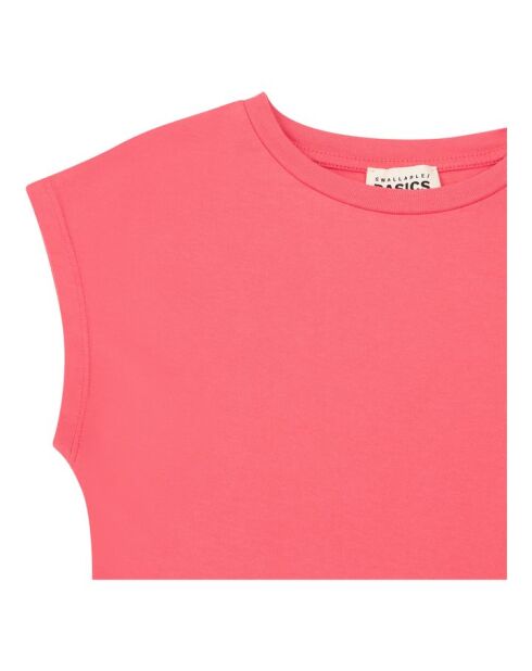 Abito lungo Joy coral in cotone