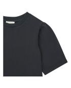Robe courte en coton Selena noir