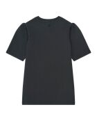 Robe courte en coton Selena noir