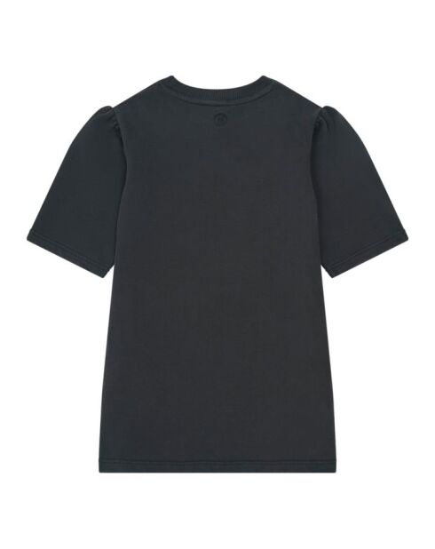 Robe courte en coton Selena noir