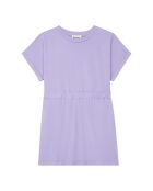 Vestido corto Britta de algodón lavanda