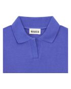 Polo manche courte en coton Pablo bleu