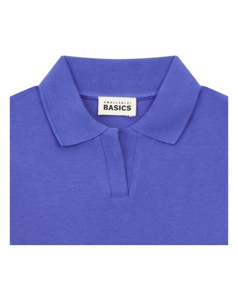 Polo Pablo a manica corta in cotone blu